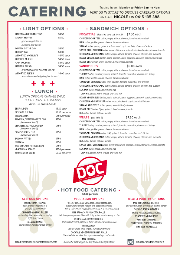 Menu Design by Z_AsInZebra for this project | Design #3813442