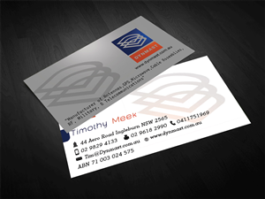 Business Card Design by Riz' for Dynmast Pty Ltd | Design #3801997
