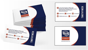 Business Card Design by confidentgroup for Dynmast Pty Ltd | Design: #3821366
