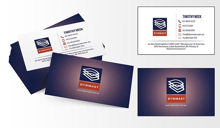 Business Card Design by confidentgroup for Dynmast Pty Ltd | Design #3821368