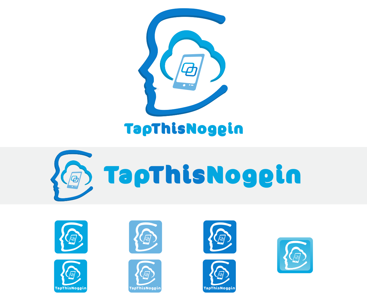 Logo Design by NguvuMX for Tap This Noggin | Design #3852957