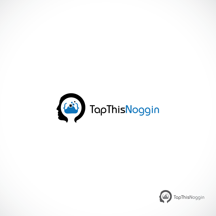 Logo Design by POP! for Tap This Noggin | Design #3881724