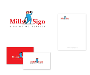 Logo-Design von janji für Mills Sign & Painting Service | Design #3805860