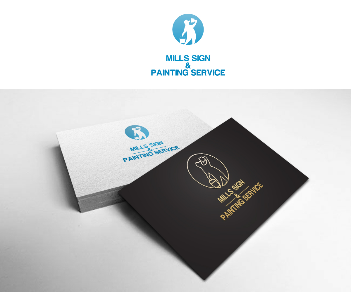 Design de Logo par GenArt pour Mills Sign & Painting Service | Design #3801664