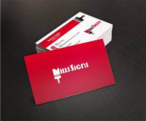 Logo Design by fathermonstercustom for Mills Sign & Painting Service | Design: #3889853