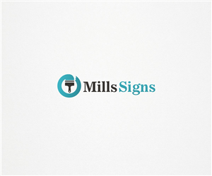 Logo-Design von fathermonstercustom für Mills Sign & Painting Service | Design #3889886