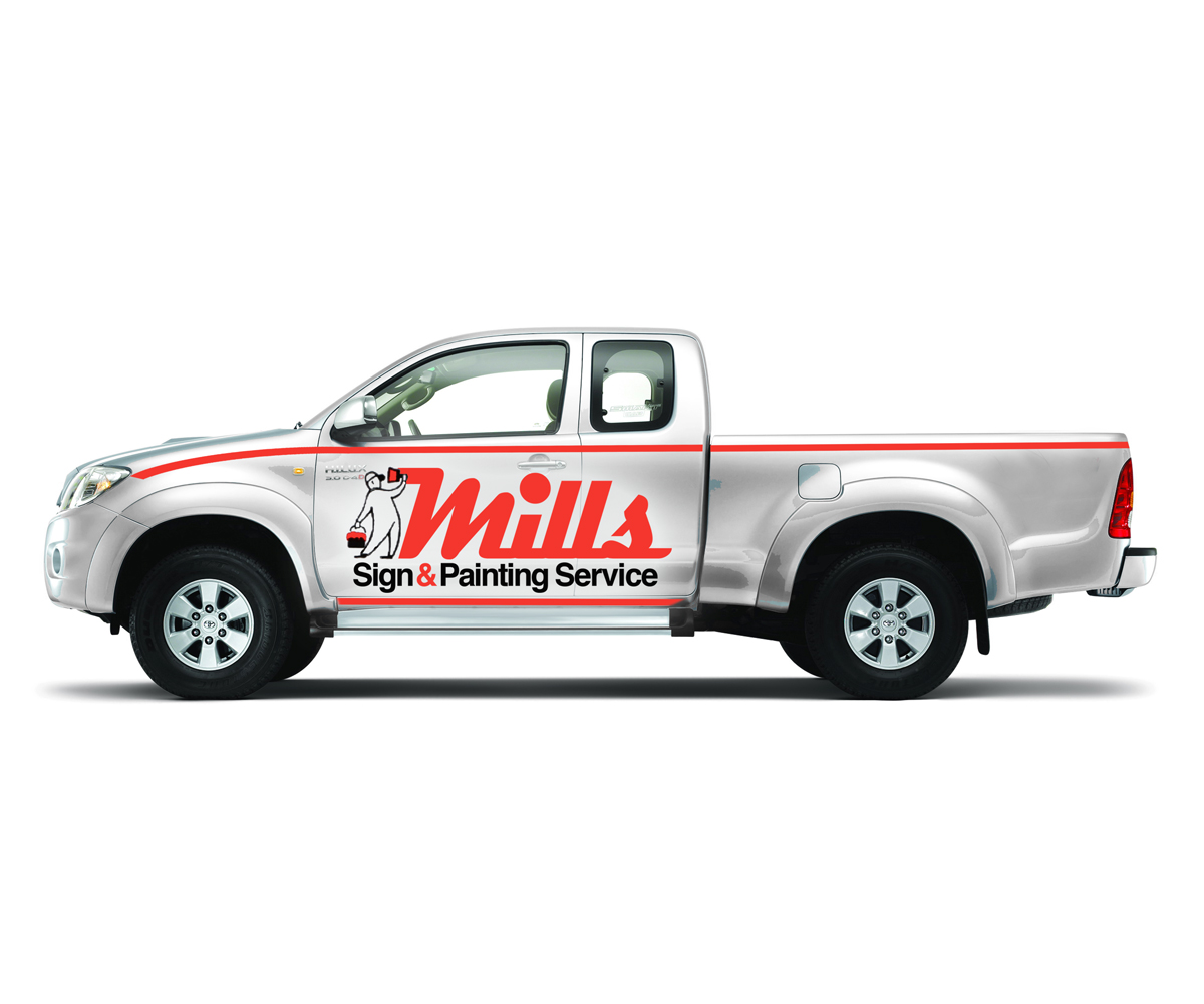 Logo Design by Peterwilldesign for Mills Sign & Painting Service | Design #3807189