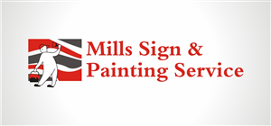 Logo-Design von Lovepreet Graphic Designer für Mills Sign & Painting Service | Design #3860315