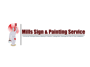 Logo Design by Abbin Joseph Thomas for Mills Sign & Painting Service | Design: #3829791