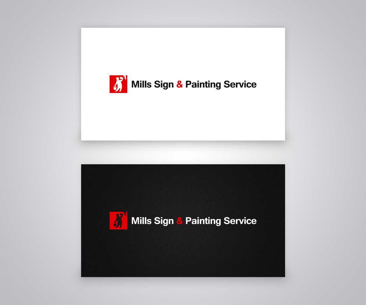 Diseño de Logo por DiLion para Mills Sign & Painting Service | Diseño #3829602