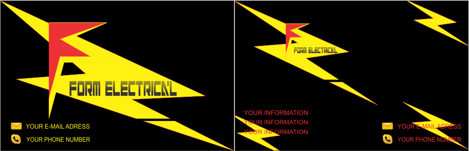 Business Card Design by alfinfathildifanafd for Form Electrical | Design #3819230