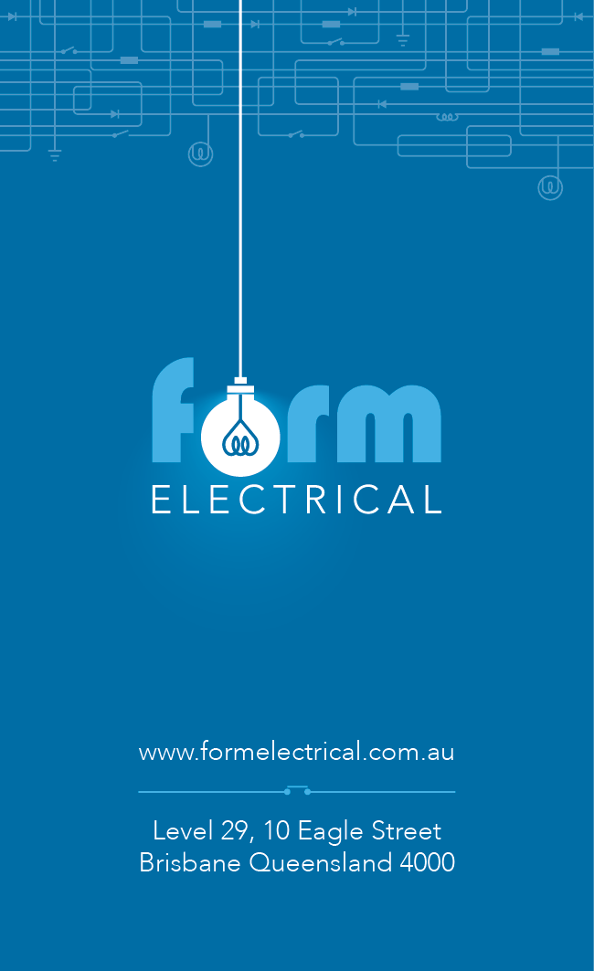 Business Card Design by hailuu for Form Electrical | Design #3821426