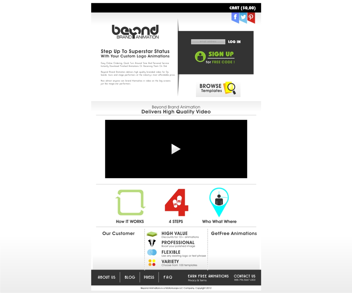 Web Design par parasaa pour Beyond Laser Systems | Design #2471873
