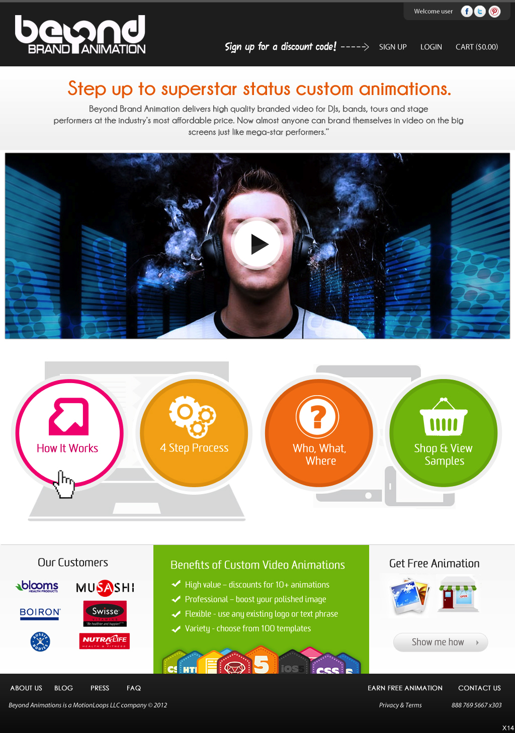Web Design par pb pour Beyond Laser Systems | Design #1014407