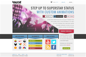 DJ Video Animation Webpage Design | Web Design by tinthumb