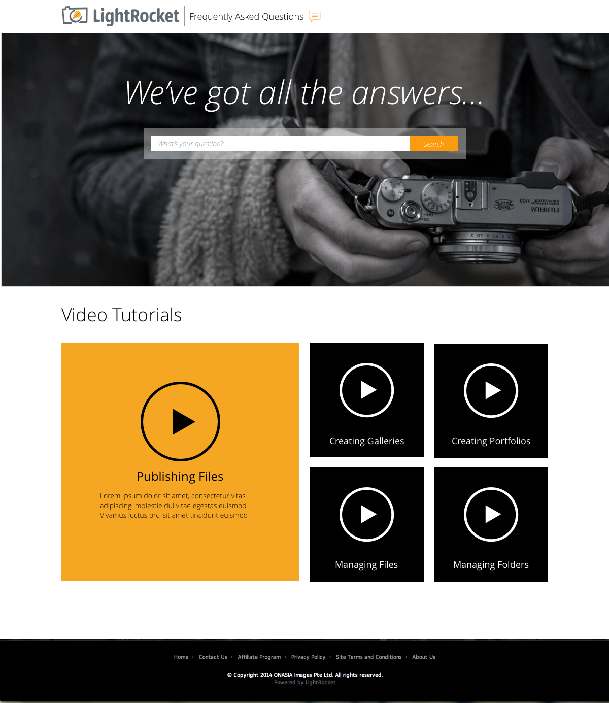 Web Design by AiSFITCH for OnAsia Images Pte Ltd | Design #3858509