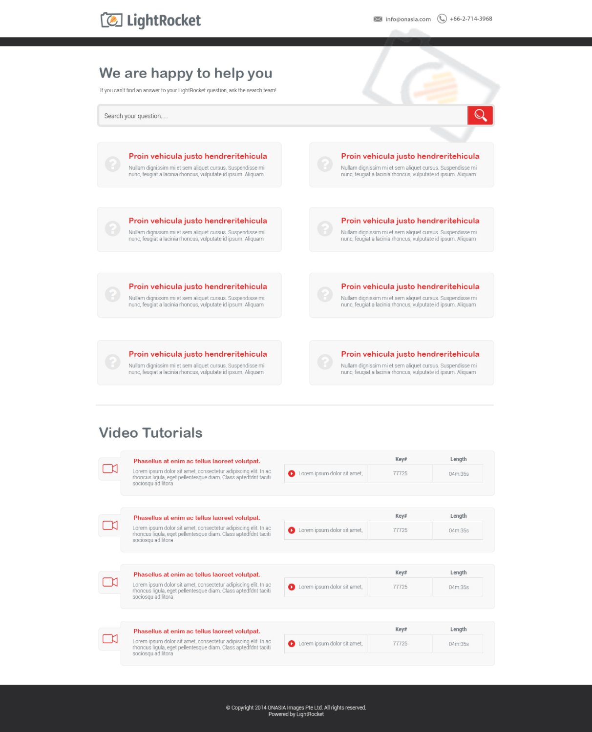 Web Design by TechWise for OnAsia Images Pte Ltd | Design #3834125