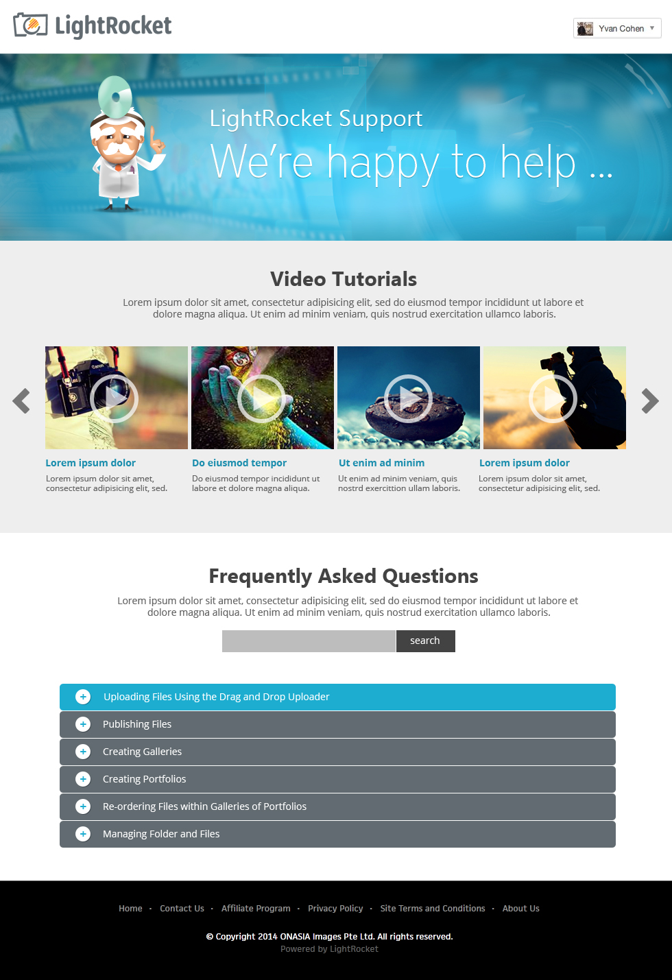 Web Design by jeckx2 for OnAsia Images Pte Ltd | Design #3892436