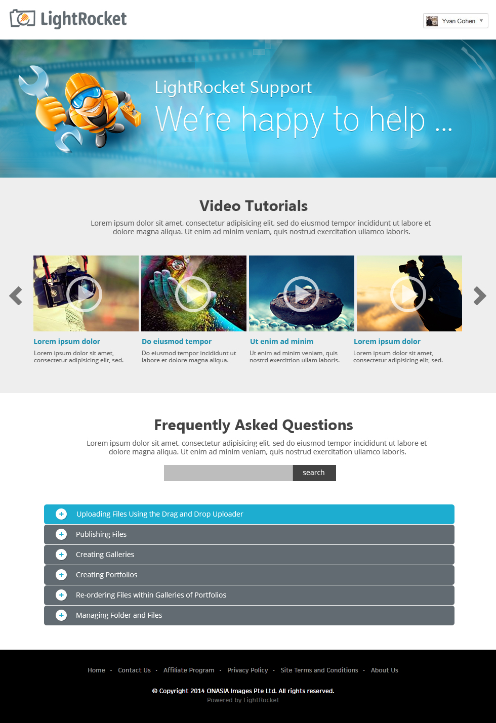 Web Design by jeckx2 for OnAsia Images Pte Ltd | Design #3892438