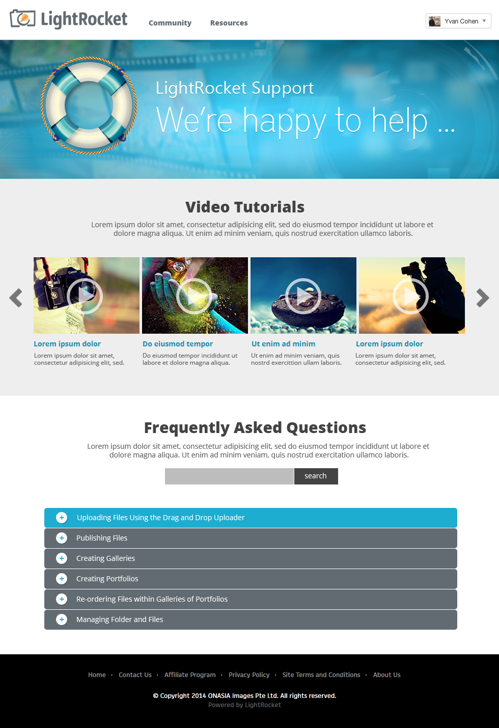 Web Design by jeckx2 for OnAsia Images Pte Ltd | Design #4008316