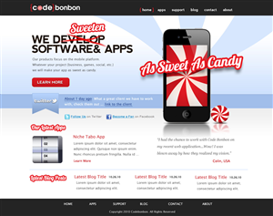 Landing Page Design by Fielding Ideas for CodeBonbon Inc. | Design: #129542