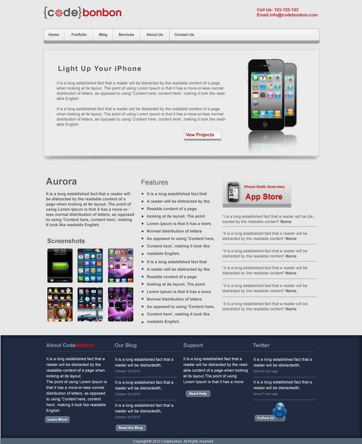 Landing Page Design by LogoDesigns.ae for CodeBonbon Inc. | Design #123648
