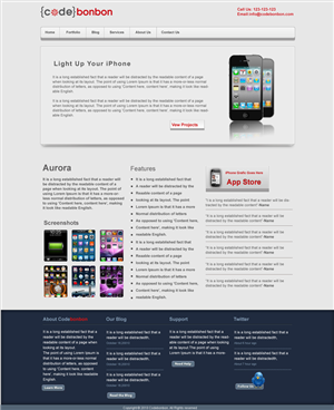 Landing Page Design by LogoDesigns.ae
