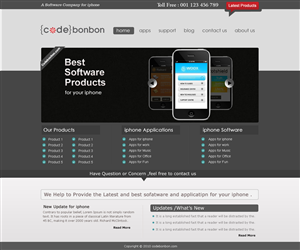 Design de Page d'Accueil par LogoDesigns.ae pour CodeBonbon Inc. | Design : #124430