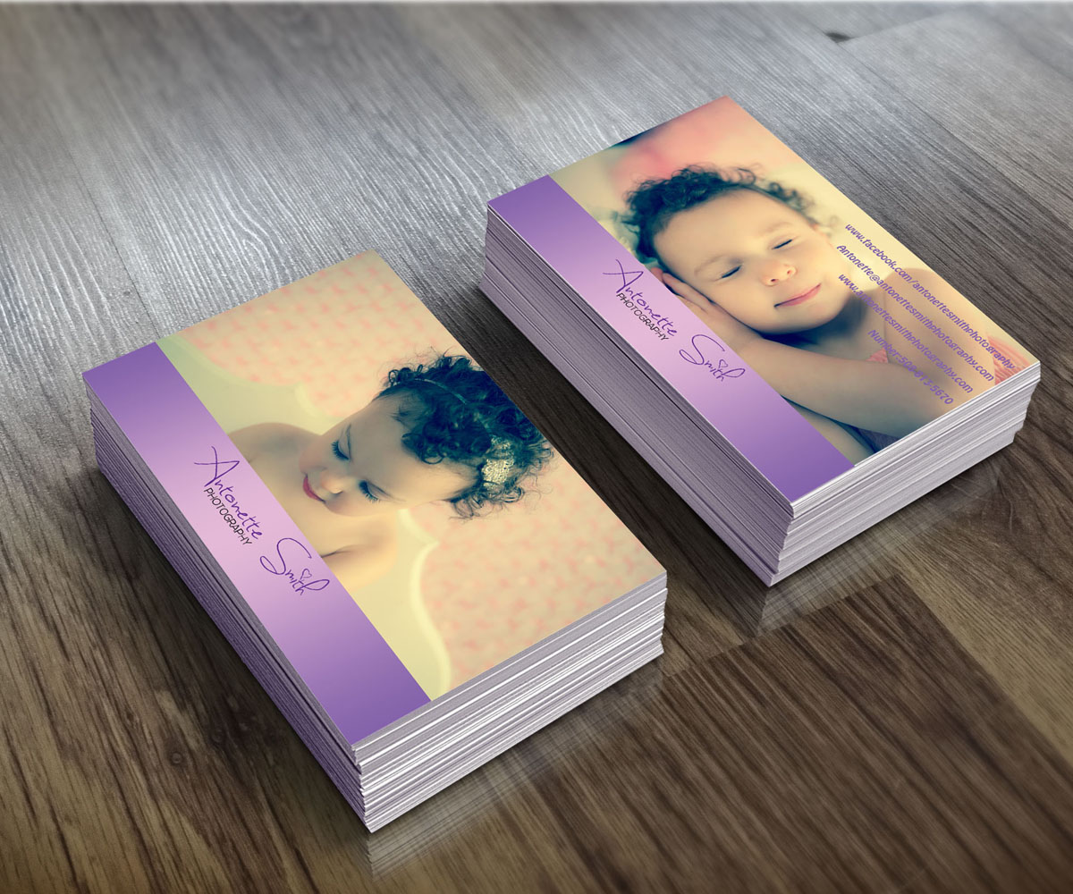 Business Card Design by LGD for Antonette Smith Photography | Design #3816705
