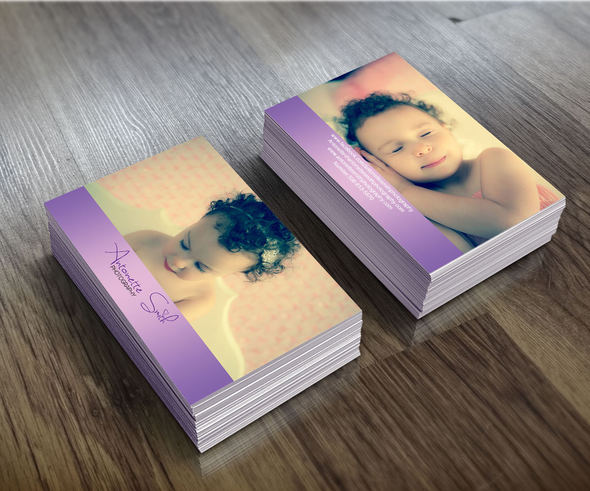 Diseño de Tarjeta de Presentación por LGD para Antonette Smith Photography | Diseño #3816709