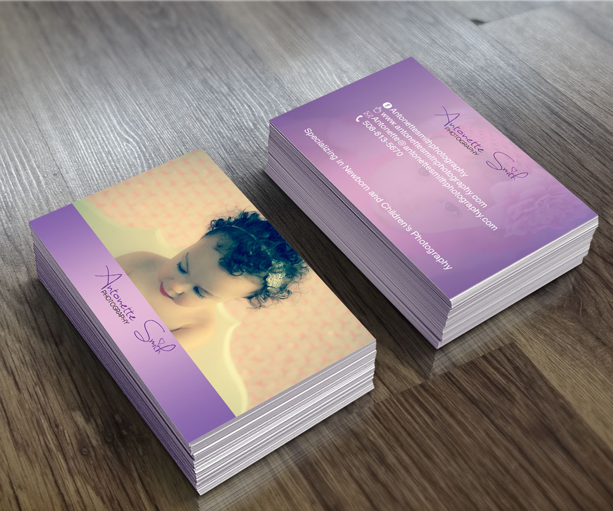 Diseño de Tarjeta de Presentación por LGD para Antonette Smith Photography | Diseño #3819387