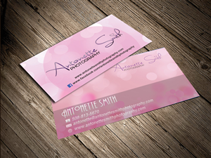 Business Card Design by Riz' for Antonette Smith Photography | Design #3814408