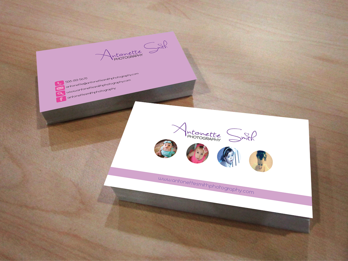 Business Card Design by Titan Graphics for Antonette Smith Photography | Design #3811080