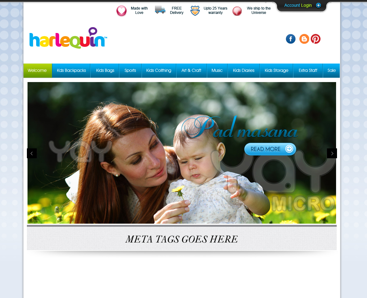 Wordpress Design by Expert Designer for Harlequin International Group Pty Ltd | Design #1053359