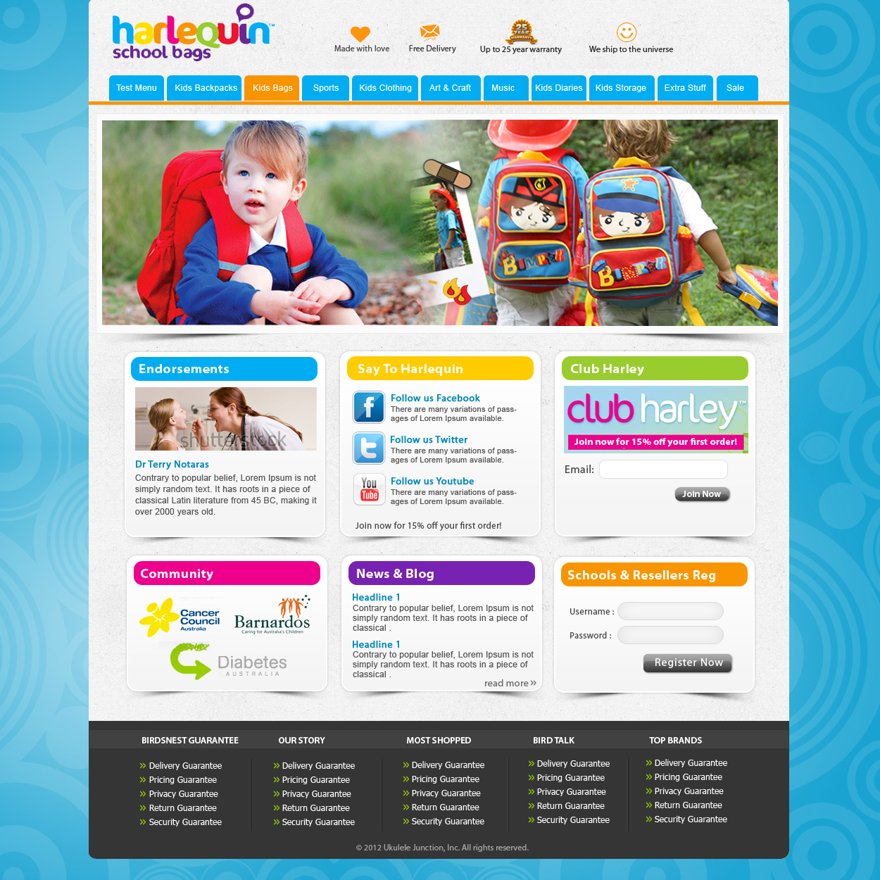 Wordpress Design by webxvision for Harlequin International Group Pty Ltd | Design #1026034