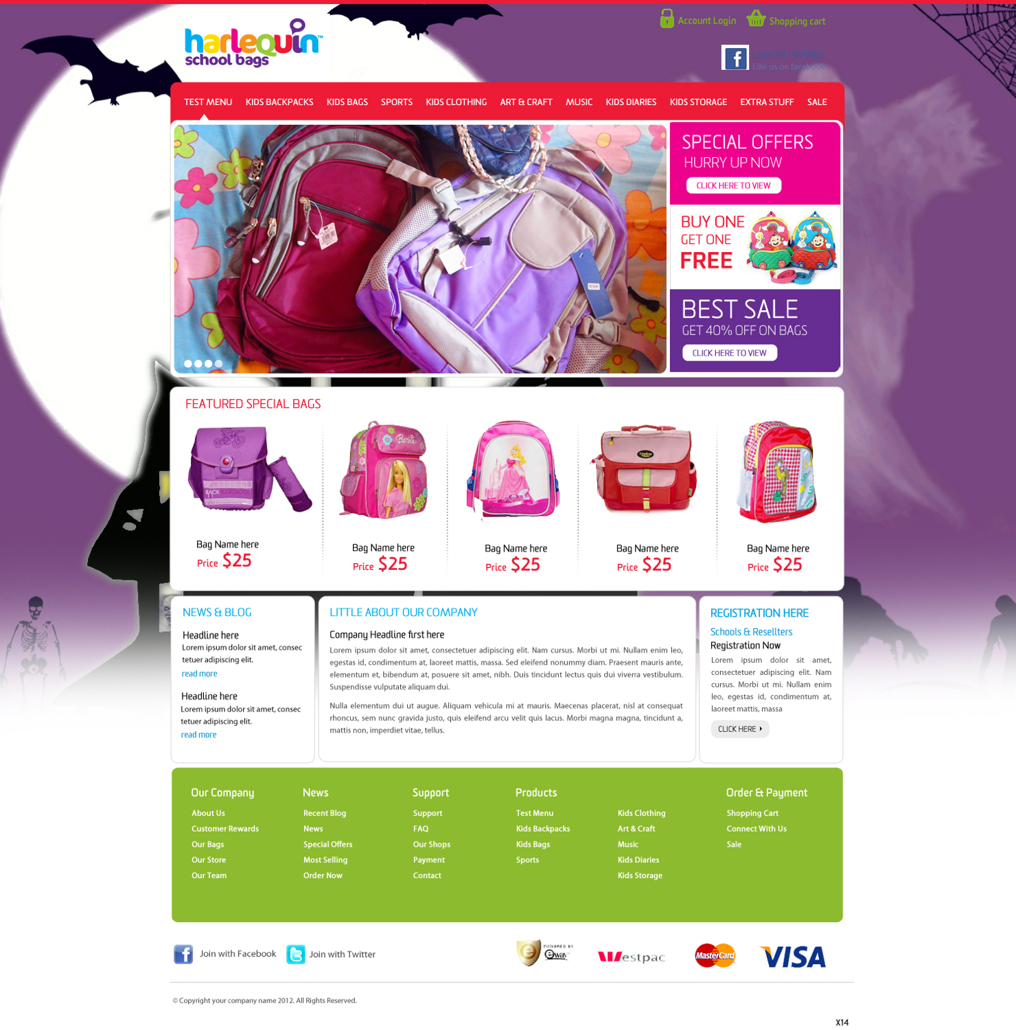 WordPress-Design von pb für Harlequin International Group Pty Ltd | Design #1014387