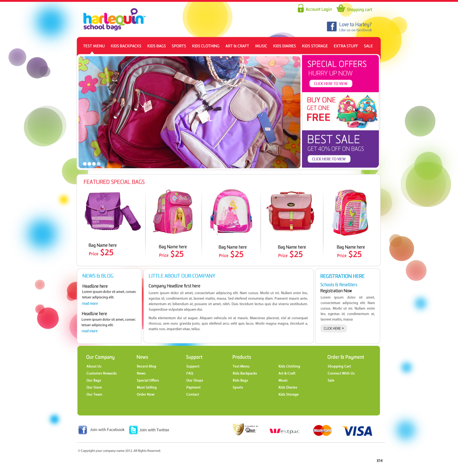 Wordpress Design by pb for Harlequin International Group Pty Ltd | Design #1014390