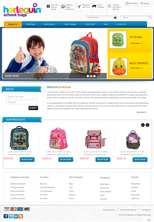 Wordpress Design by pb for Harlequin International Group Pty Ltd | Design: #1014391