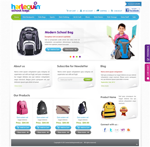 Wordpress Design by pb for Harlequin International Group Pty Ltd | Design: #1024779
