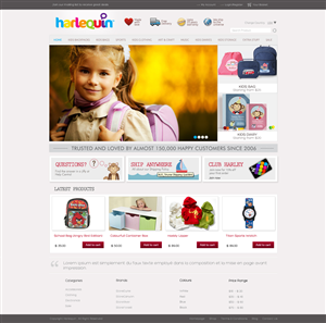 Wordpress Design by OM for Harlequin International Group Pty Ltd | Design: #1039600