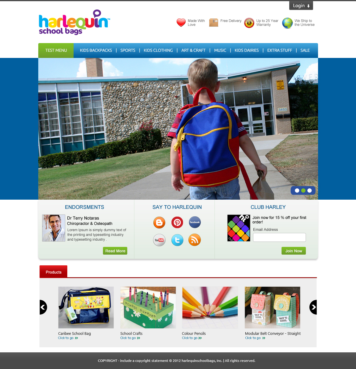 Wordpress Design by OM for Harlequin International Group Pty Ltd | Design #1039607