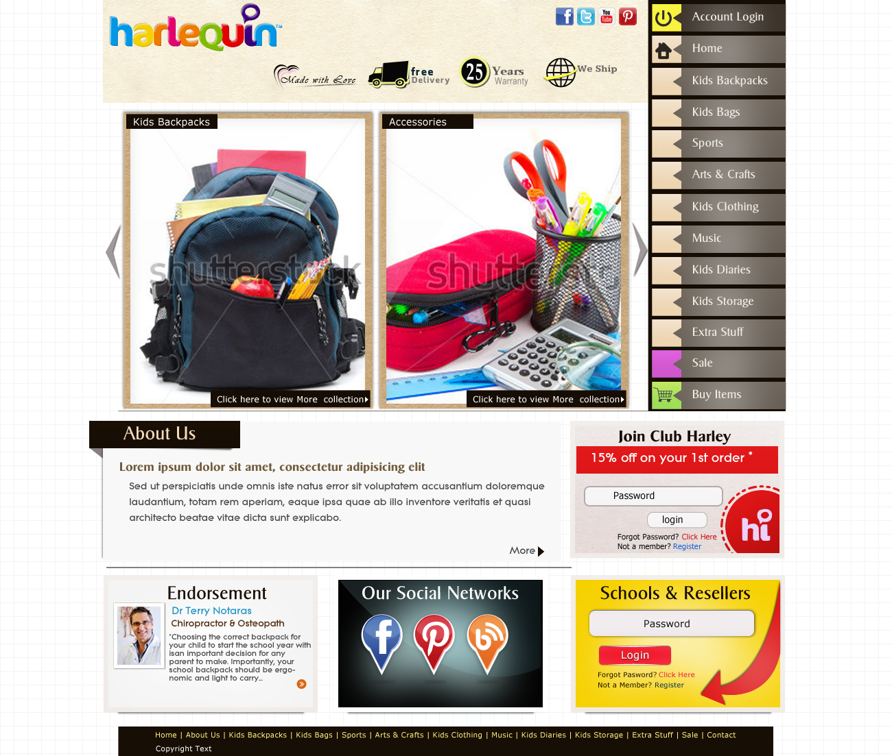 Wordpress Design by Da Miracle for Harlequin International Group Pty Ltd | Design #1052101