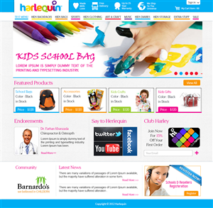 Wordpress Design by Farhan for Harlequin International Group Pty Ltd | Design: #1045695