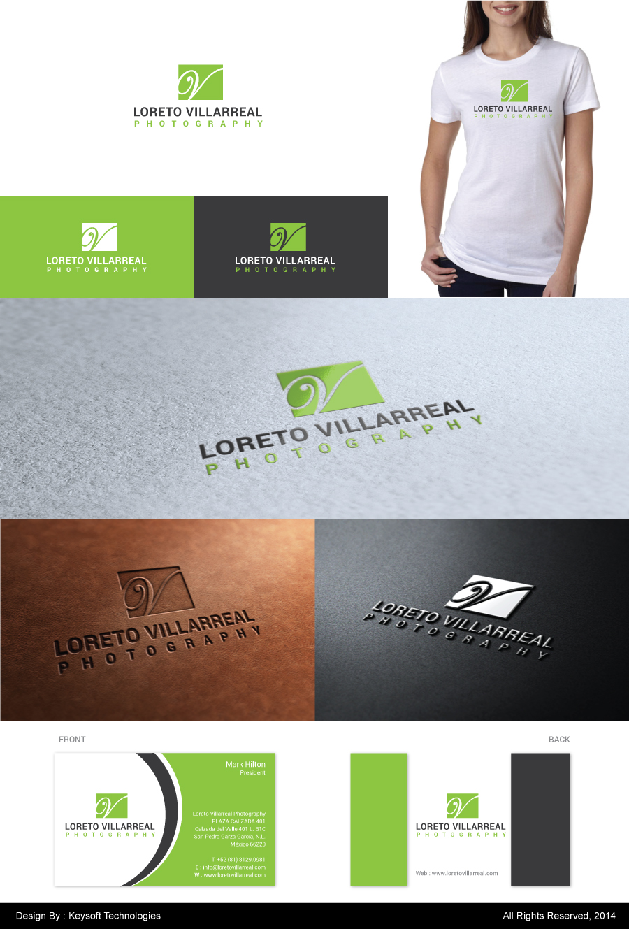 Logo Design by Keysoft for Loreto Villarreal | Design #3809753
