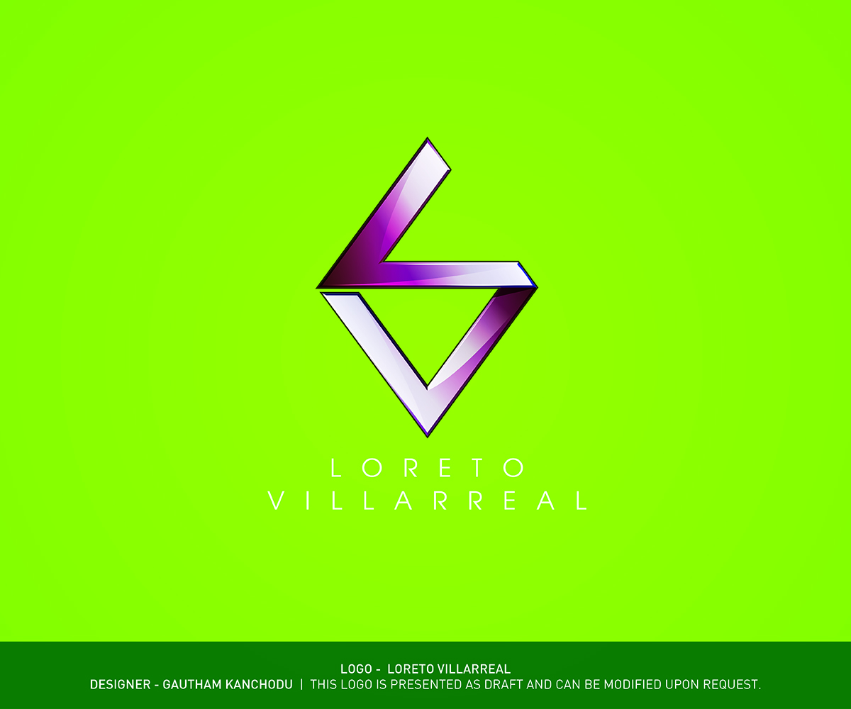 Logo Design by JeeKey for Loreto Villarreal | Design #3853645