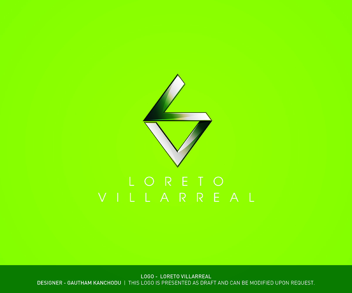 Logo Design by JeeKey for Loreto Villarreal | Design #3853647