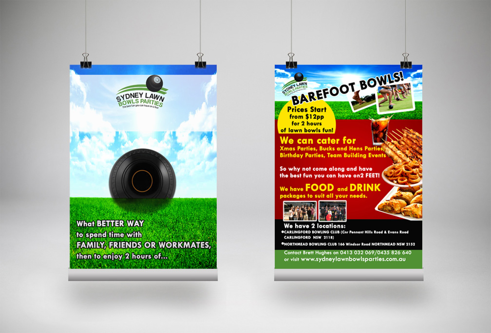Flyer-Design von markgraphics.ja für Sydney Lawn Bowls Parties | Design #3832910