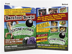 Flyer-Design von moria13 für Sydney Lawn Bowls Parties | Design: #3831775