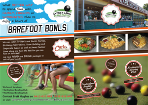 Flyer-Design von design geza für Sydney Lawn Bowls Parties | Design: #3839696