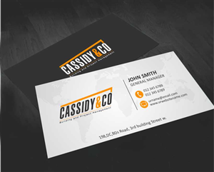 Business Card Design by AwsomeD for cassidy&co | Design: #3815801